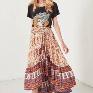 SOLD Spell Gypsy Collective CASTAWAY Skirt ORANGE